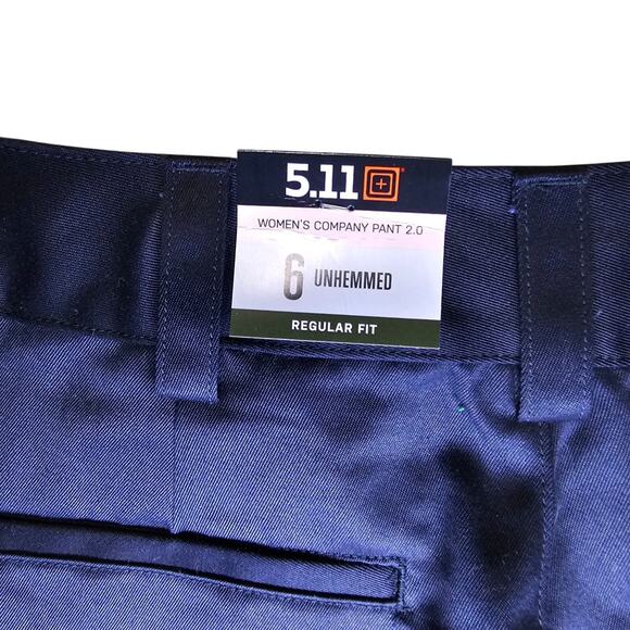 5.11 Tactical Pant Women's Nazy Company Unhemmed Pants Size 6 - Picture 3 of 8